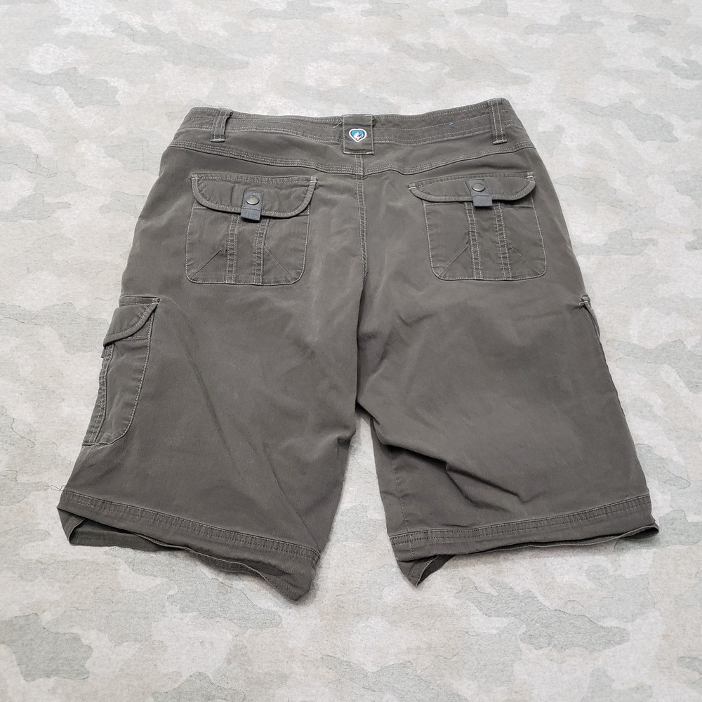 Kuhl Shorts Womens 10 Gray Cargo Pockets Outdoors Hiking Travel - Picture 9 of 11